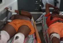 ट्रक और लोडर की टक्कर में दस कांवड़िए घायल