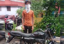 तमंचे के बल पर लूटी बाइक को लेकर कांवड़ मेले में आ गया आरोपी,गिरफ्तार