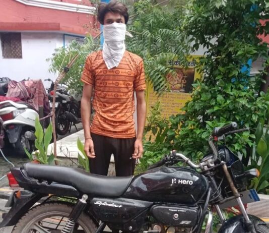 तमंचे के बल पर लूटी बाइक को लेकर कांवड़ मेले में आ गया आरोपी,गिरफ्तार