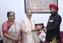 राज्यपाल ने पूर्व मुख्यमंत्री खण्डूडी से की शिष्टाचार भेंट