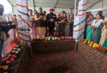 सीडीएस जनरल अनिल चौहान ने रखी अमर जवान ज्योति की आधारशिला, राज्यपाल रहे मौजूद