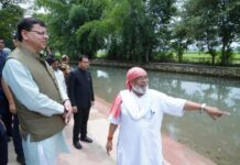 सीएम धामी ने किया हैस्को गाँव शुक्लापुर में कार्यों का अवलोकन