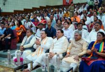 जेपी नड्डा व सीएम धामी ने सुनी प्रधानमंत्री के मन की बात