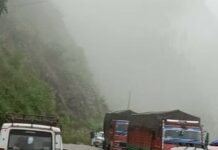ऋषिकेश-बदरीनाथ हाईवे कमेड़ा और कणर्प्रयाग में बंद