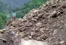 तोता घाटी में ऋषिकेश बदरीनाथ एनएच बंद