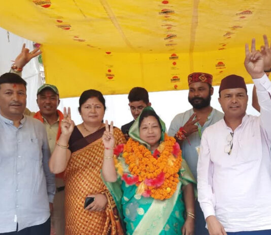 बागेश्वर विधानसभा उपचुनाव में भाजपा 2405 मतों से जीती