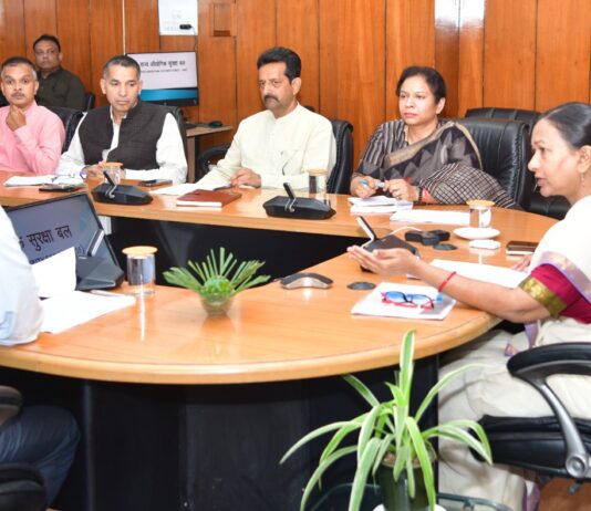 एसआईएसएफ गठन को लेकर एसीएस ने की अधिकारियों संग बैठक