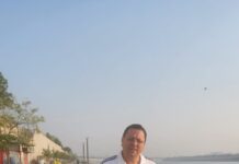 अहमदाबाद में मांर्निग वाॅक पर निकले सीएम धामी, लोगों के साथ की बातचीत