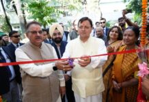 सीएम धामी के हाथों हुआ सचिवालय परिसर में मिलेट बेकरी आउटलेट का शुभारंभ