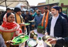 केदारनाथ धाम में राहुल गांधी का भंडारा