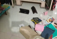 हथियारबंद बदमाशों ने शिक्षक के घर धावा बोलकर की लूटपाट