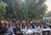 विकसित भारत संकल्प यात्रा का निगम में जोरदार स्वागत