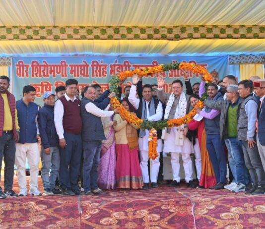मुख्यमंत्री ने किया वीर शिरोमणि माधोसिंह भंडारी कृषि विकास मेले का शुभारम्भ