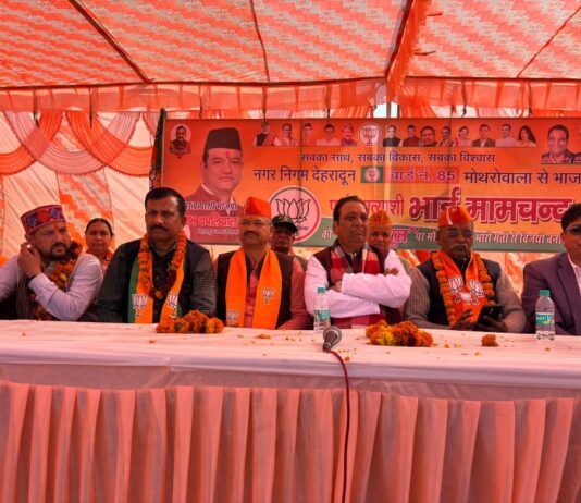 देहरादून को हरित दून में बदलकर अपने संकल्प को पूरा करूंगा: सौरभ थपलियाल