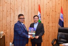 उत्तराखण्ड फिल्म विकास परिषद के संयुक्त मुख्य कार्यकारी अधिकारी डॉ. नितिन उपाध्याय ने की डीजीपी से भेंट