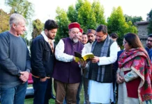 ऑस्ट्रेलियाई सुरंग विशेषज्ञ प्रोफेसर अर्नोल्ड डिक्स ने की सीएम धामी से मुलाकात