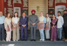 राज्यपाल गुरमीत सिंह से मिले, जी.बी. पंत विश्वविद्यालय में शैक्षणिक भ्रमण कर रहे रूस के छात्र