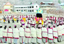 हिमाचल के किन्नौर जिला के ऐतिहासिक गांव ठंगी में माघ मेले की धूम