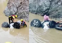 देवप्रयाग के पास वाहन अलकनंदा नदी में समाया, एक ही परिवार के पांच लापता