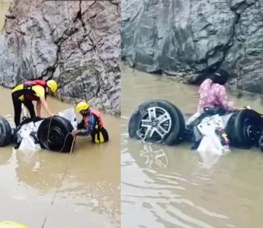 देवप्रयाग के पास वाहन अलकनंदा नदी में समाया, एक ही परिवार के पांच लापता