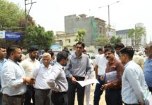 आईएसबीटी चौक से आउटफॉल तक ड्रेनेज सिस्टम और नाले की सफाई कार्य युद्धस्तर पर जारी