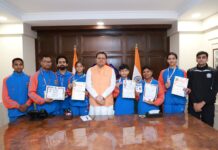 मुख्यमंत्री ने उत्तराखंड के कराटे चैंपियन्स को किया सम्मानित, बोले. प्रतिभाशाली खिलाड़ी राज्य के उज्ज्वल भविष्य की नींव