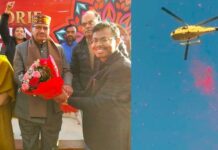 मसूरी में विंटर लाइन कार्निवाल का भव्य आगाज, पहली बार हेलीकॉप्टर से पुष्पवर्षा; 24 से 29 दिसंबर तक सांस्कृतिक कार्यक्रमों की धूम