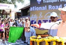 सड़क सुरक्षा और पर्यावरण संरक्षण के संदेश के साथ दौड़, मुख्यमंत्री धामी ने किया फ्लैग ऑफ