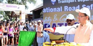सड़क सुरक्षा और पर्यावरण संरक्षण के संदेश के साथ दौड़, मुख्यमंत्री धामी ने किया फ्लैग ऑफ