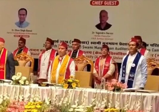 गढ़वाल विवि का 12वां दीक्षांत समारोह: 79 मेधावियों को गोल्ड मेडल, 6806 छात्रों को मिली डिग्री