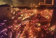 उत्तरकाशी के फीताड़ी गांव में भीषण अग्निकांड, 12 मकान जलकर राख; तीन गाय जिंदा जली, सात घंटे बाद काबू