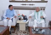 कुंभ-2027 की तैयारियां तेज: सीएम धामी ने केंद्रीय मंत्री मनोहर लाल खट्टर से की मुलाकात, हरिद्वार गंगा कॉरिडोर के लिए 325 करोड़ की सहायता मांगी