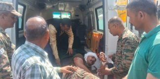 चमोली: मंडल–चोपता रोड पर सेना का वाहन दुर्घटनाग्रस्त, दो जवान घायल; एक को हेली से हायर सेंटर रेफर