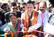 मुख्यमंत्री ने सर्किट हाउस एवं देवभूमि रजत जयंती पार्क का किया लोकार्पण