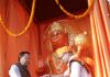 बनबसा में 11 फीट ऊंची हनुमान प्रतिमा का सीएम ने किया अनावरण